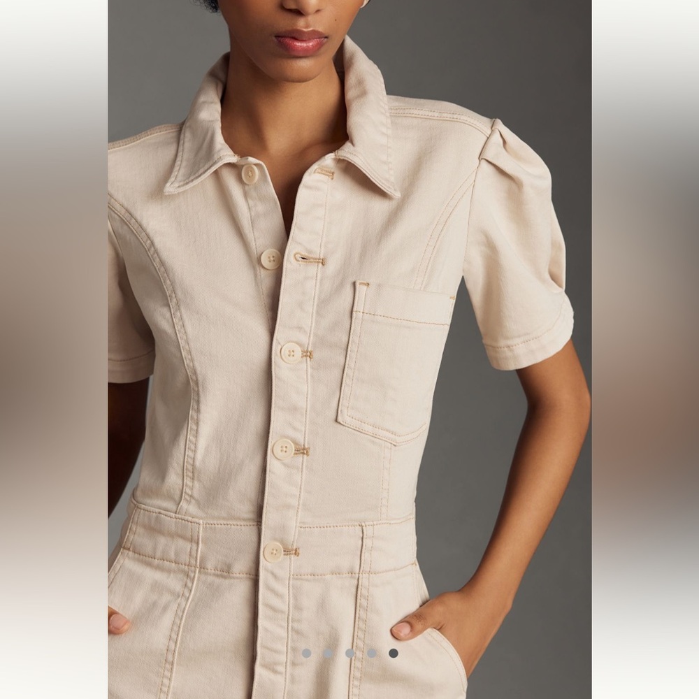 NWT Anthropogie The Kit utility romper - Picture 2 of 8